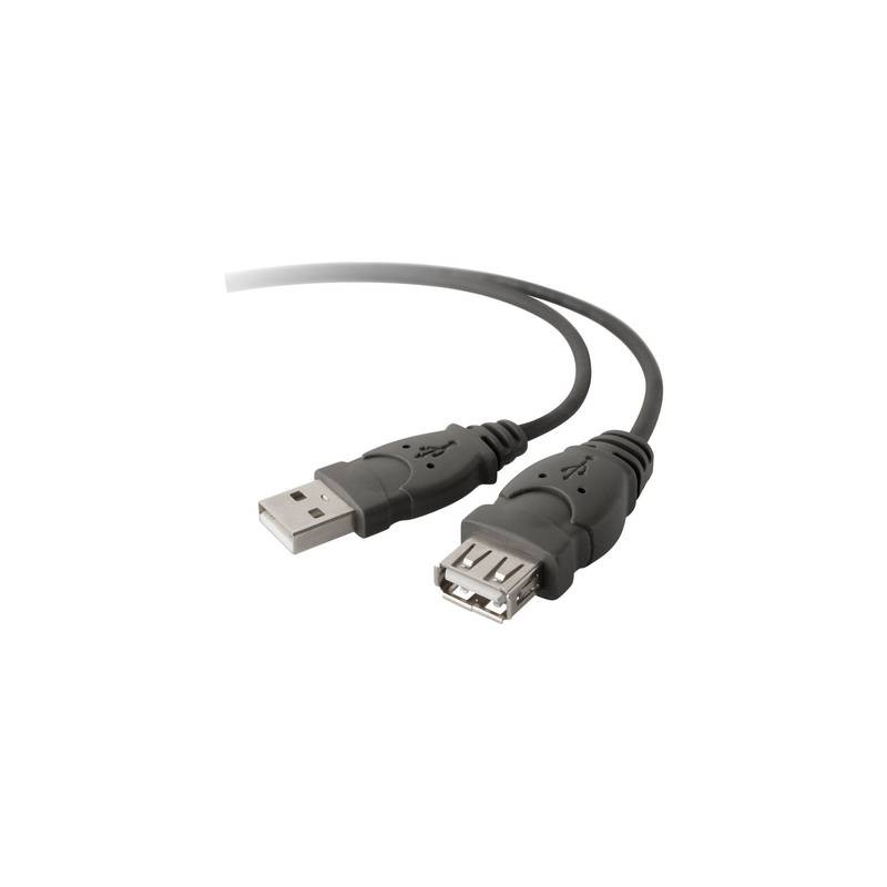 Belkin usb 2.0 cavo [1x spina a usb 2.0 - 1x presa a usb 2.0]