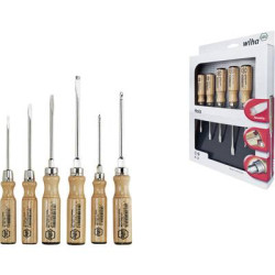 Kit cacciaviti officina e meccanica 6 parti wiha 162hk6so taglio,