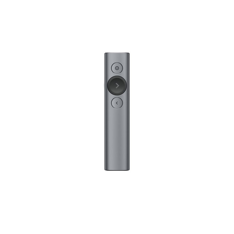 Presenter logitech spotlight bluetooth/rf grigio wireless [910-005166]