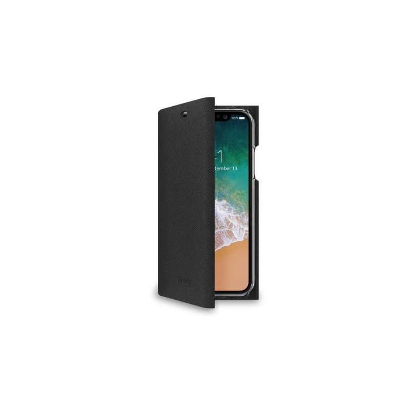 Custodia celly shell900bk per iphone x nero [shell900bk]