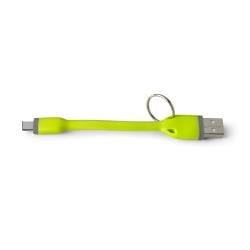 Cavo celly 0.12m usb-a a usb-c m/m 0.12m verde [usbtypeckeygn]