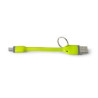 Cavo celly 0.12m usb-a a usb-c m/m 0.12m verde [usbtypeckeygn]