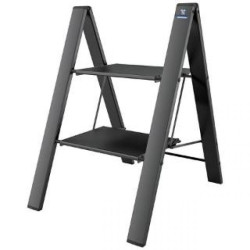 Scaletta meliconi in alluminio 2 gradini leonardo g300a02w