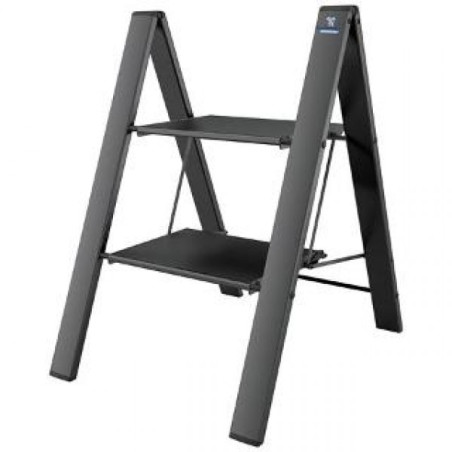 Scaletta meliconi in alluminio 2 gradini leonardo g300a02w