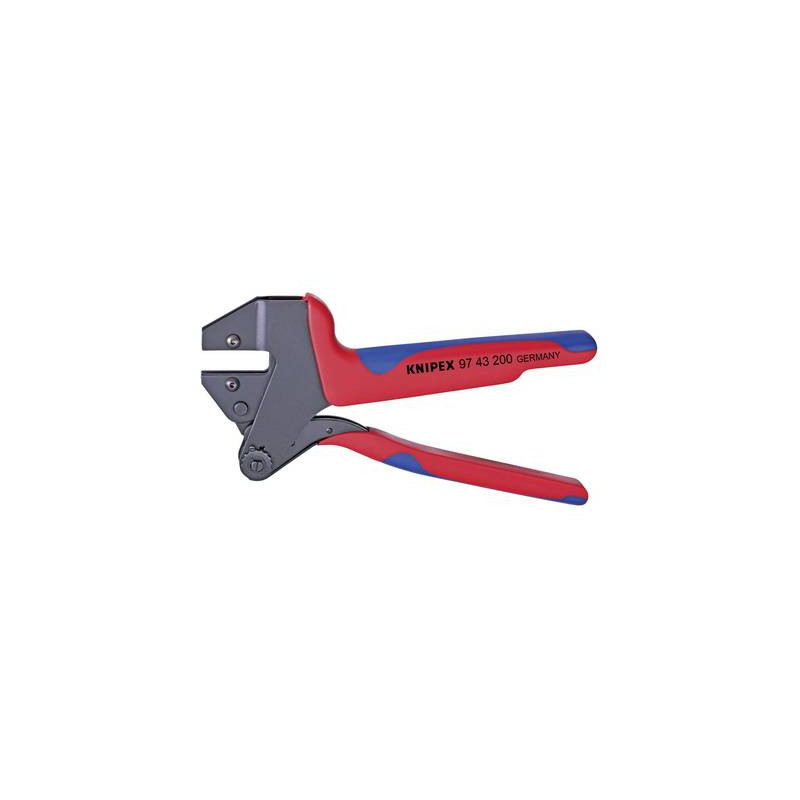 Pinza crimpatrice senza matrice di crimpaggio knipex 97 43 200 a