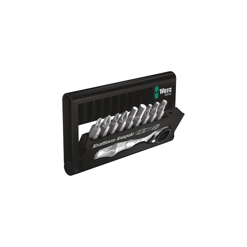Kit inserti di avvitamento 10 parti wera bit-check 10 zyklop