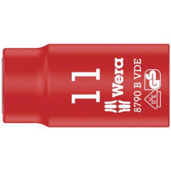 Inserto a bussola vde esagono esterno 11 mm 3/8 (10 mm) wera 8790