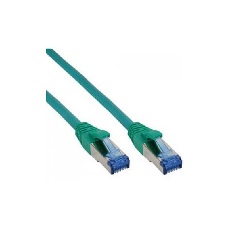 Inline s/ftp cat6a 1.5m 1.5m cat6a s/ftp (s-stp) verde cavo di
