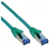 Inline s/ftp cat6a 1.5m 1.5m cat6a s/ftp (s-stp) verde cavo di