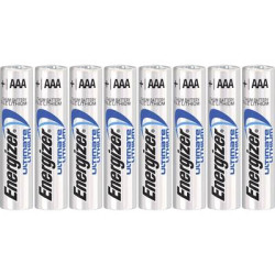 Batteria ministilo (aaa) litio energizer ultimate lr03 1.5 v 10 pz.