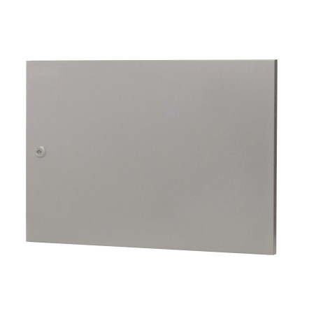 Porta in metallo cieca per armadi 9u serie er grigia