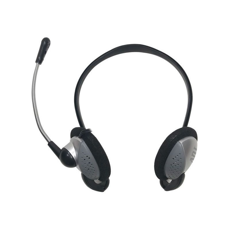 Cuffia adj 3,5mm easy nero/grigio