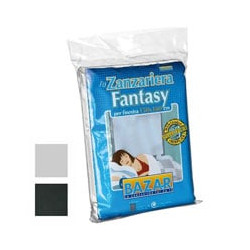 Zanzariera velcro fantasy 150x250 nera medal [medal ]