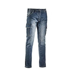 Pantalone jeans cargo blu xl stone diadora [diadora ]