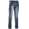 Pantalone jeans cargo blu xxl stone diadora [diadora ]