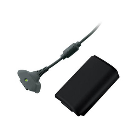 Kit di ricarica microsoft play & charge per controller xbox 360