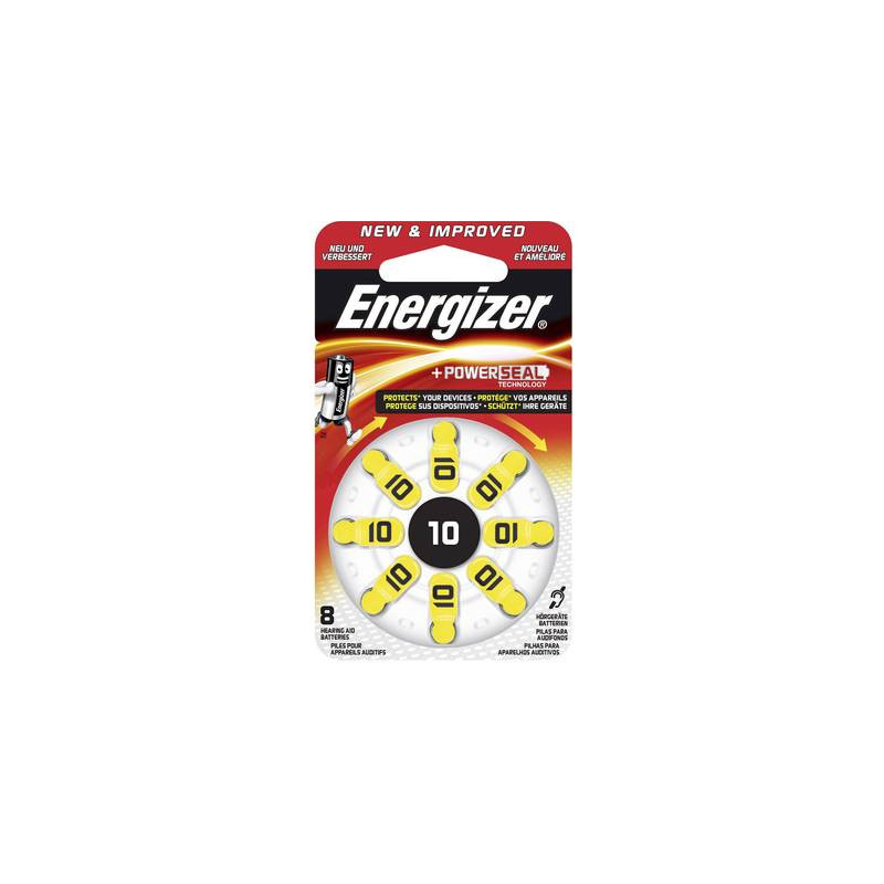 Batteria a bottone za 10 zinco-aria energizer hearing aid pr70