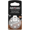 Batteria a bottone za 312 zinco-aria rayovac hearing aid pr41