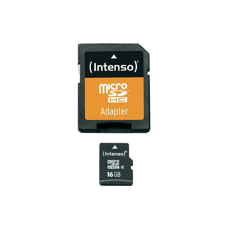 16gb scheda microsd intenso + adattatore [3403470]