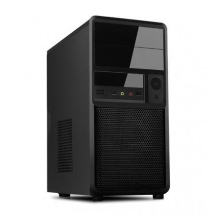 Case itek spider mini tower matx con alimentatore 500w usb3 black