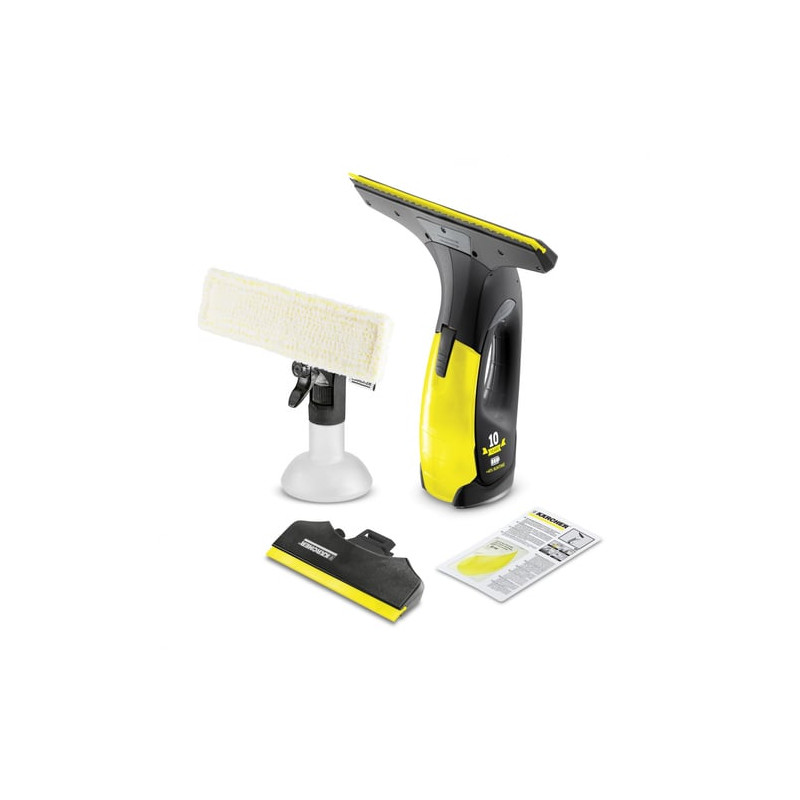 Pulitore a vapore karcher wv 2 premium 10 years edition nero-giallo