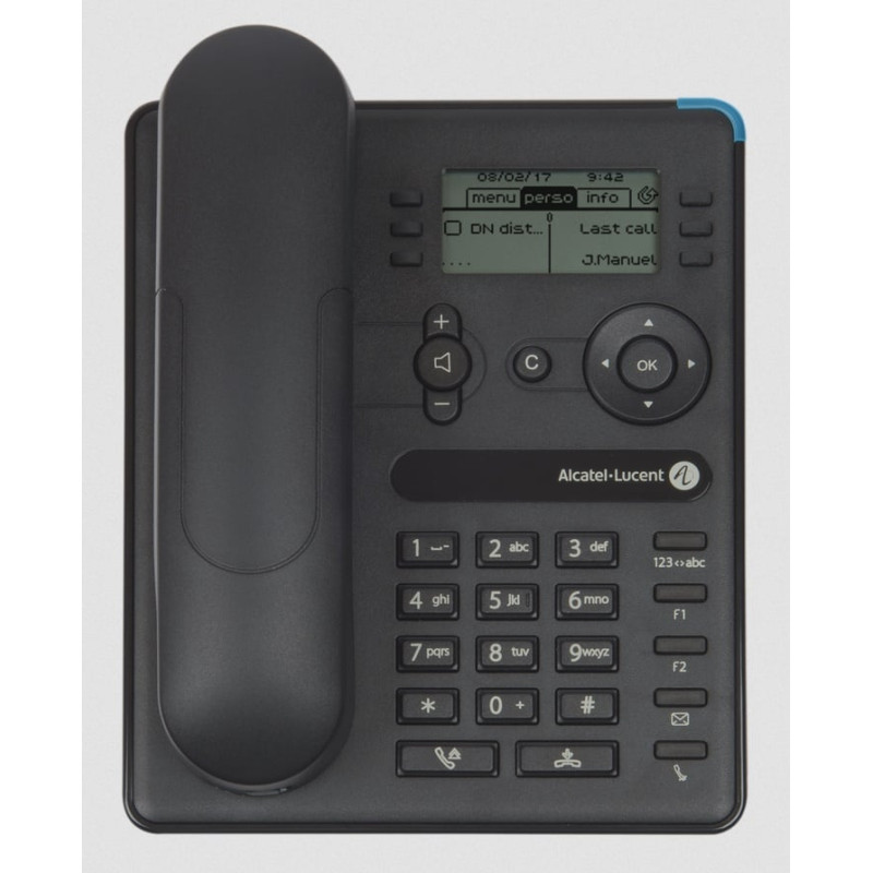 Telefono fisso alcatel 8008 entry-level nero [3mg08010aa]