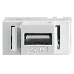 Presa usb intellinet con aggancio keystone per ricarica