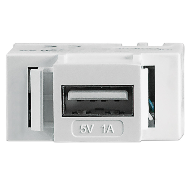 Presa usb intellinet con aggancio keystone per ricarica