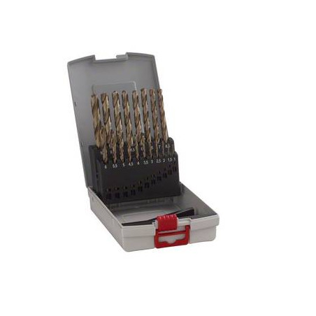 Hss kit punte a spirale da metallo 19 parti bosch accessories [2608587014]
