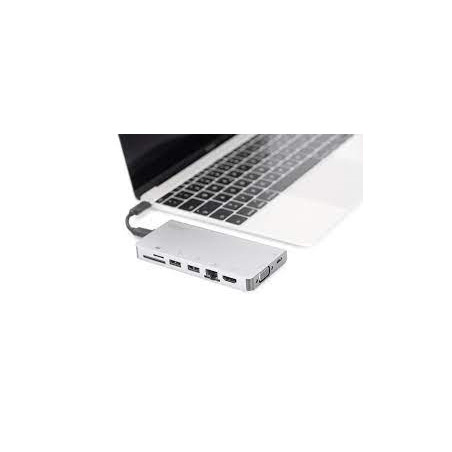 Hub usb digitus travel dock 8-port [da-70866]