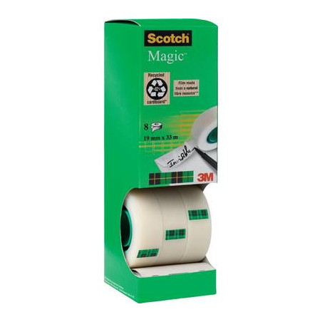 Nastro adesivo scotch? magic? 810 opaco (l x l) 33 m x 19 mm scotch