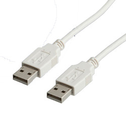 Roline usb 2.0 cable, type a-a, 1.8 m 1.8m usb a usb a maschio