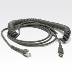 Zebra cba-u12-c09zar usb type a grigio cavo di interfaccia