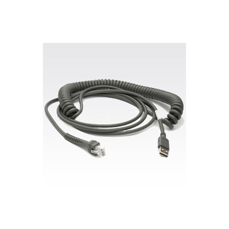 Zebra cba-u12-c09zar usb type a grigio cavo di interfaccia