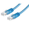 Value utp patch cord cat.6, blue 1 m blu cavo di rete