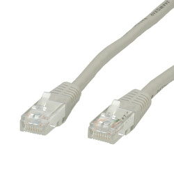 Value utp patch cord, cat.6, grey 1,5 m grigio cavo di rete