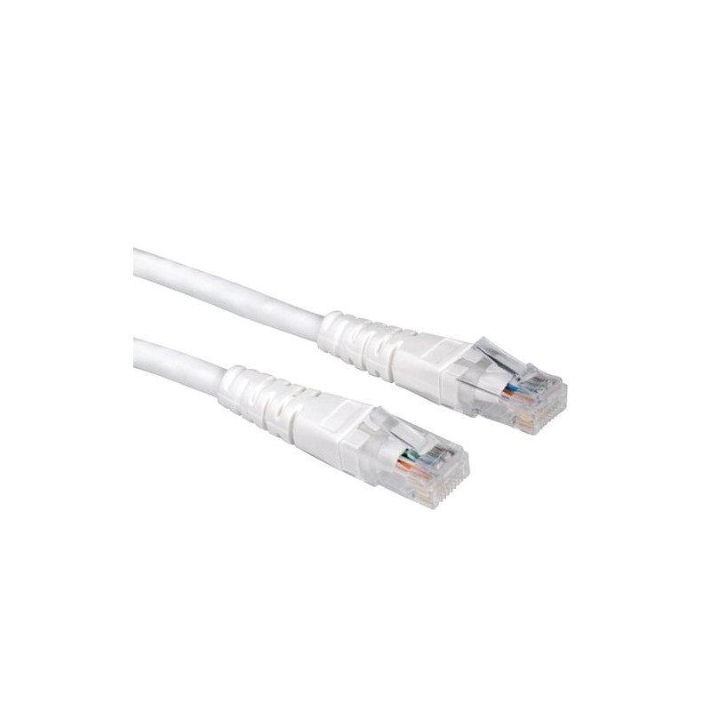 Value utp, cat6, 0.5m 0.5m cat6 u/utp (utp) bianco, bianco cavo di