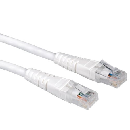 Value utp, cat6, 0.5m 0.5m cat6 u/utp (utp) bianco, bianco cavo di
