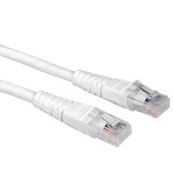 Value utp patch cord, cat.6, white 1 m bianco cavo di rete