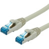 Value cat6a 1.5m 1.5m cat6a s/ftp (s-stp) grigio cavo di rete