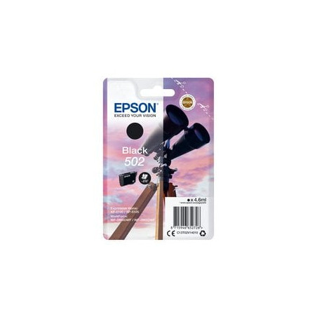 Epson singlepack black 502 ink 4.6ml nero 210pagine cartuccia d'inchiostro