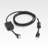 Zebra dc line cord nero cavo di alimentazione