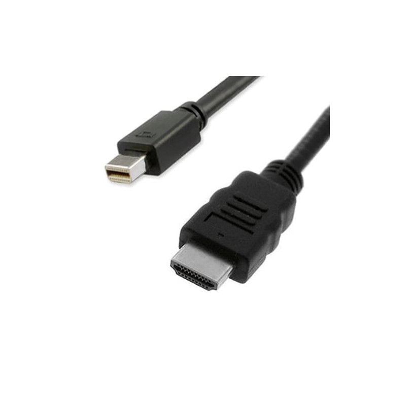 Value mini displayport cable, mini dp-hdtv, m/m 1 m