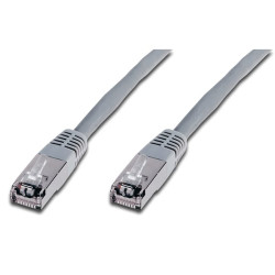 Cavo di rete patch assmann rj45 cat. 6 1,0m grigio [21.99.0701]