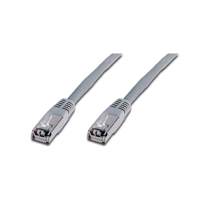 Cavo di rete patch assmann rj45 cat. 6 1,0m grigio [21.99.0701]