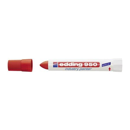 Marcatore a vernice edding industry painter e-950 rosso [4-950002]