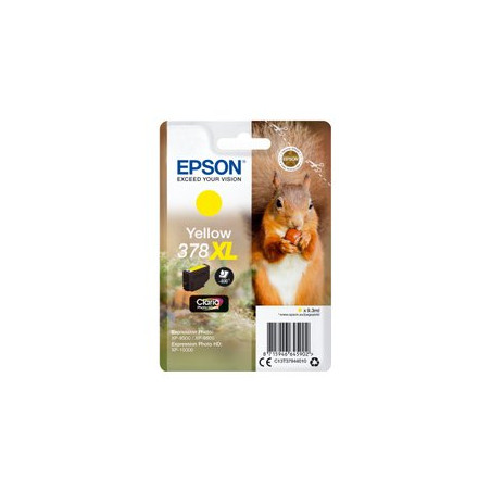 Epson singlepack yellow 378xl claria photo hd ink 9.3ml giallo 830pagine