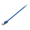 V7 cavo di rete schermato cat6 stp 02m blu
