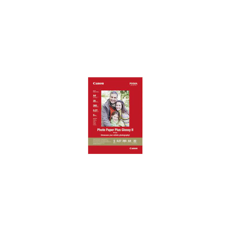 carta fotografica canon pp-201 a4 20fogli [2311b019]