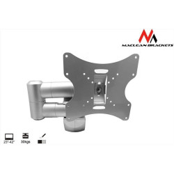 Supporto murale maclean mc-503s (rotante basculante 23''-